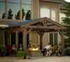 Picture of Outdoor Great Room Lodge 14 x 14 Pergola  Fir - Mocha Stain